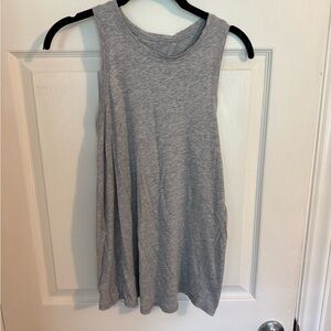 Gray Sleeveless Women's Top